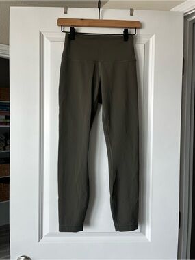 lululemon athletica Olive Green High-Rise Leggings